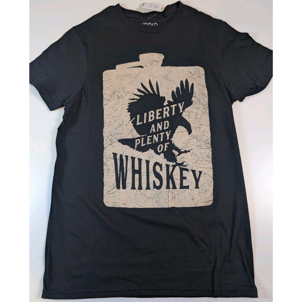 New Hybrid Black Shirt Size Small Liberty And Plenty Of Whiskey